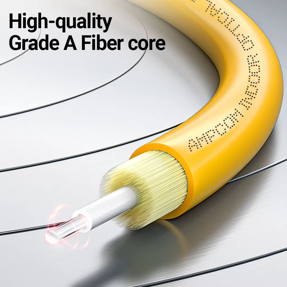 SC to SC UPC Fiber Optical Patch Cable Singlemode Simplex SMF 9/125Μm Single Mode Bend Insensitive 2.0Mm Fiber Optic Cord